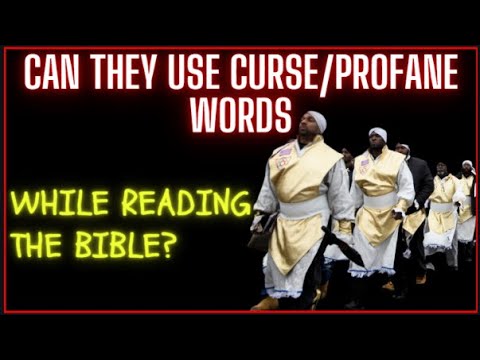 Can These ISRAELITES Use CURSE/PROFANE WORDS     IS IT OK IN THE BIBLE? Thumbnail